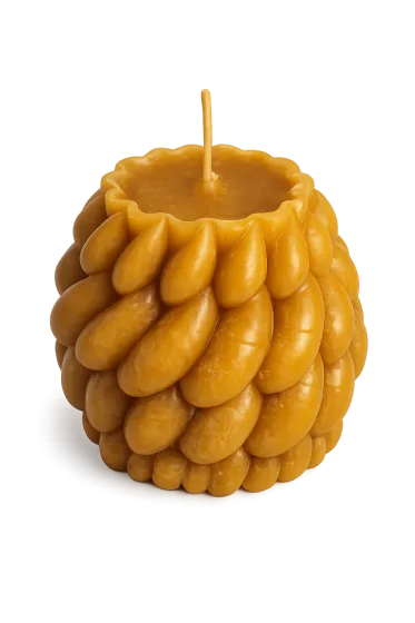 Bienenwachskerze „Cluster“