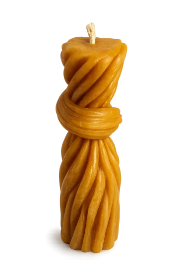 Bienenwachskerze „Twist“